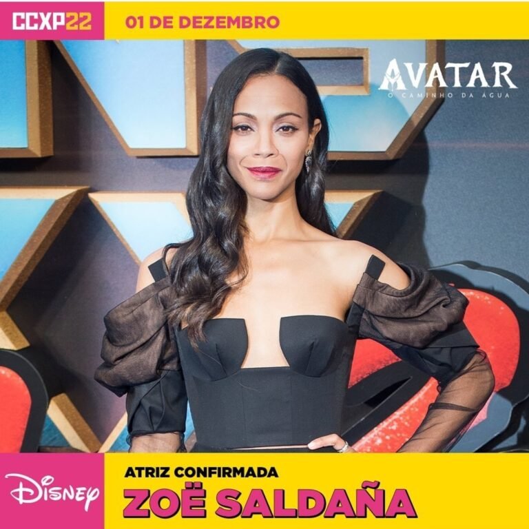 CCXP22 | Disney confirma participação de Zoe Saldaña