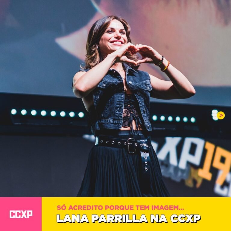 CCXP23: Lana Parrilla está de volta ao maior festival de cultura pop do mundo.