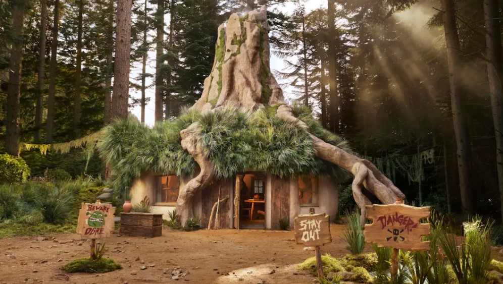 Shrek no Airbnb