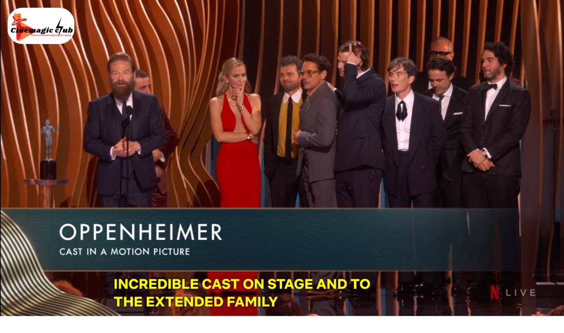 SAG Awards - Oppenheimer vencedor