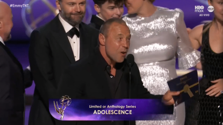 Emmy Awards 2025 consagra Adolescência, The Pitt e Estúdio
